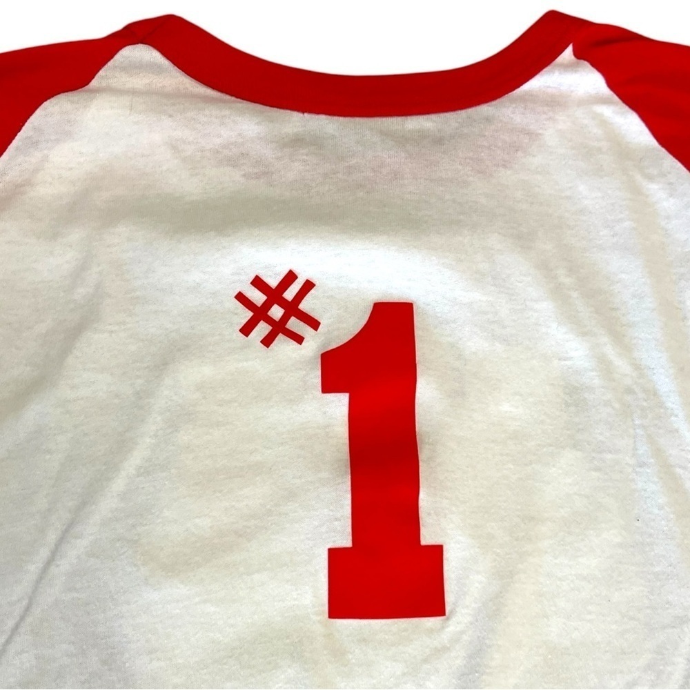 Graphic Raglan Shirt I’m the one your parents warned you tee-XL - Picture 3 of 5